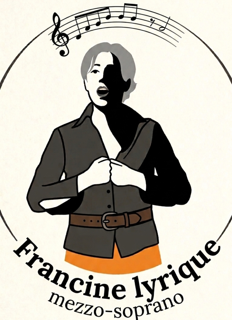 Logo me représentant en train de chanter