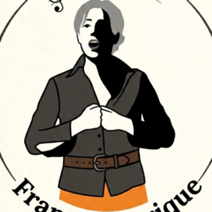 Logo me représentant en train de chanter